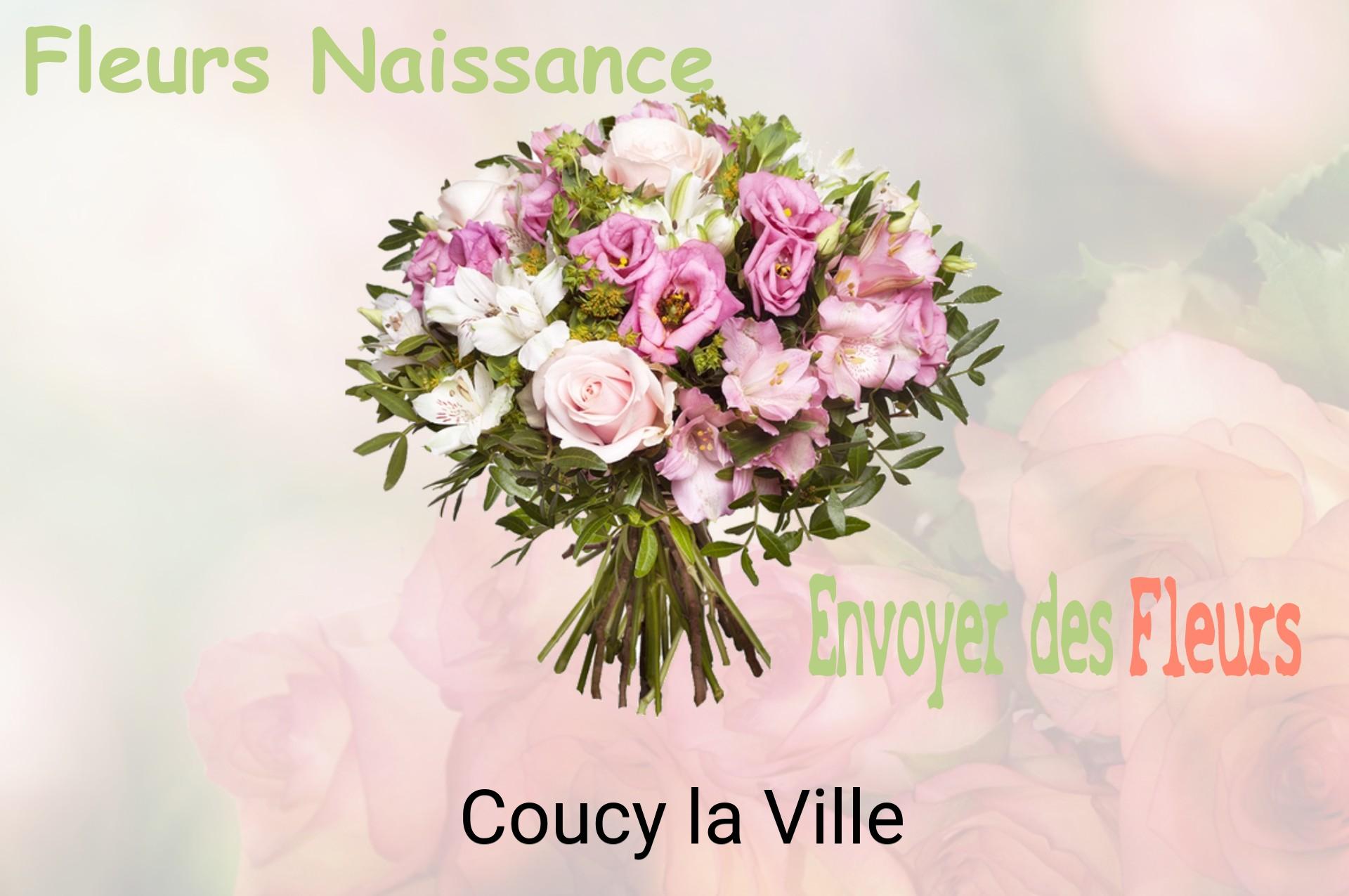 Bouquet de fleurs de naissance livré à Coucy-la-Ville